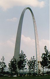 Gateway Arch, St. Louis (juli '82)