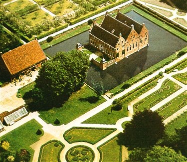 Aerial view of Menkema Manor