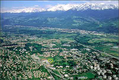 Aerial view of Meylan