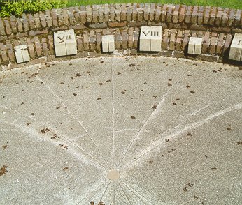 Brandpunt van de ellips met Lambert-cirkels (mei 2000)
