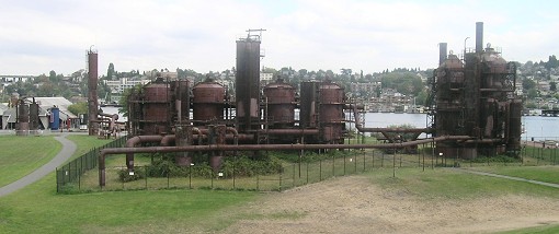 Remains of the gasworks